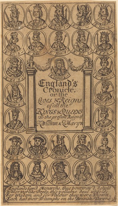 Frontespizio da British 17th Century