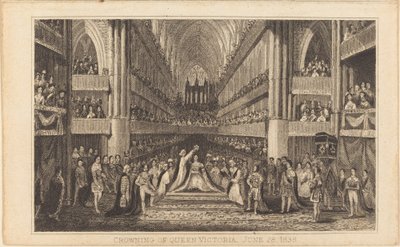 Incoronazione della Regina Vittoria, 28 giugno 1838 [metà destra] da British 19th Century