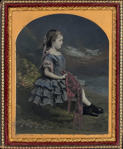 Ritratto di una ragazza da British 19th Century