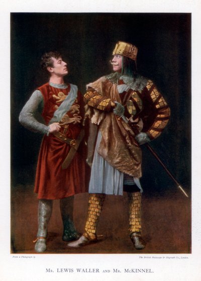 Lewis Waller e Mr McKinnel, attori inglesi, 1901 da British Mutoscope