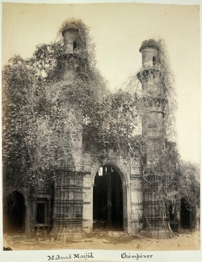 Mahmud Masjid (Nagina Masjid), Champaner, c.1875 da British Photographer
