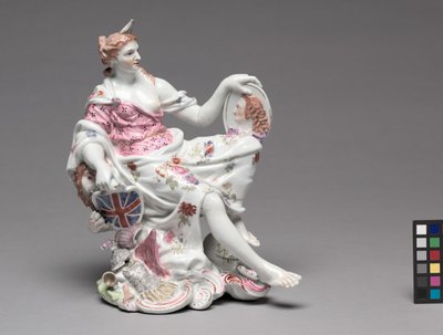 Britannia, Fabbrica di Porcellana di Longton Hall, c.1756 da British School