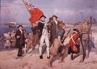 Il capitano James Cook sbarca in Australia da British School