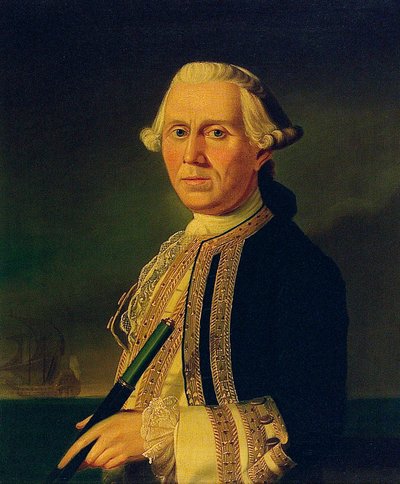 Capitano James Ferguson (1723-1793) da British School