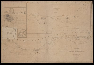 Carta di Terra Australis di M Flinders, Comandante della Sloop di Sua Maestà, 