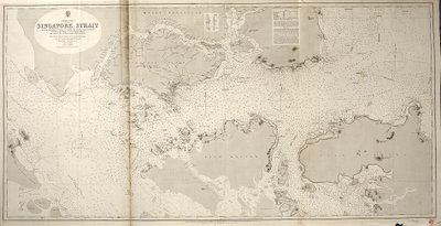 Mare della Cina STRETTO DI SINGAPORE Da Staff Commander JW Reed Navg Lieuts TH Tizard... Assistito dagli Ufficiali della HMS Rifleman 1865-69 da British School