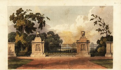 Progetto per un ingresso al parco in stile Regency da British School