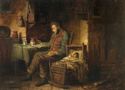Scena Domestica, c.1850 da British School