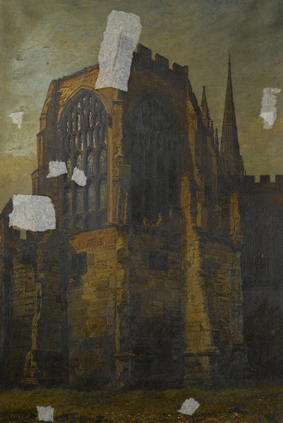 Estremità orientale di San Michele, Coventry, prima del 1885 da British School