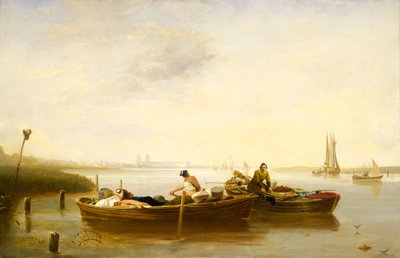 Greenwich da Blackwall Reach, c.1830-40 da British School