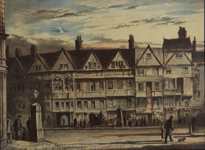 Holborn Bars, acquistato e restaurato dalla Prudential Assurance Co, c.1884 da British School