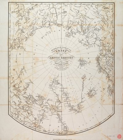 Carta idrografica delle regioni artiche da British School