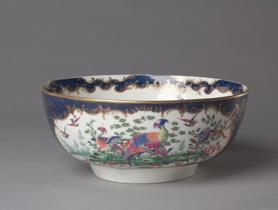 Ciotola da punch, Worcester Porcelain Factory, c.1770 da British School