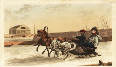 Slitta usata in inverno da Alessandro Imperatore di Russia da British School