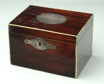 Scatola da tè, circa 1783 da British School