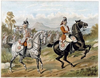 I 17° Dragoni Leggeri (Nuovi Lancieri), in America 1775 - in 