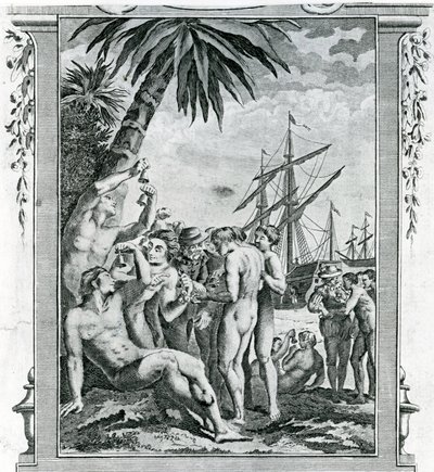 Il primo incontro di Cristoforo Colombo con i nativi d