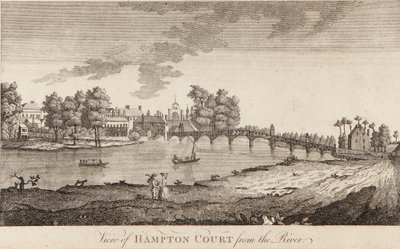 Veduta di Hampton Court dal fiume da British School