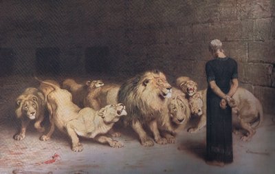 Daniele nella fossa dei leoni da Briton (after) Riviere