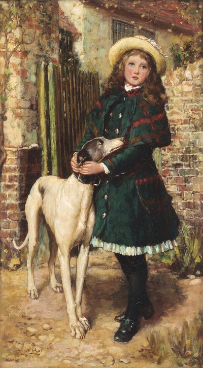 Alla porta del giardino, 1887 da Briton Riviere