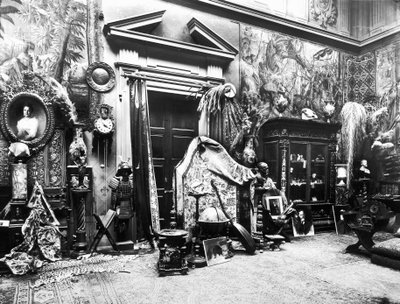 Studio del pittore fiorentino Edoardo Gelli da Brogi Brogi