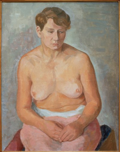 Nudo femminile seduto da Bronica Koller Pinell