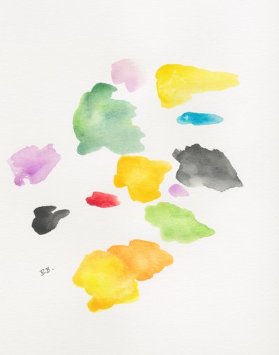 Forme fluide e colorate da Bronwyn Baker