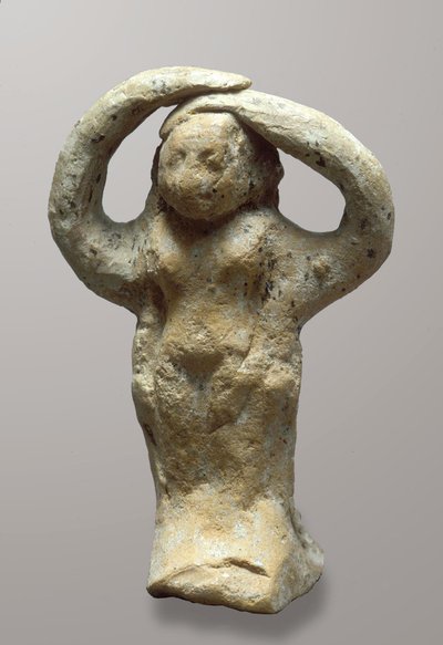 Figurina di un piangente, da Azor, Israele da Bronze Age