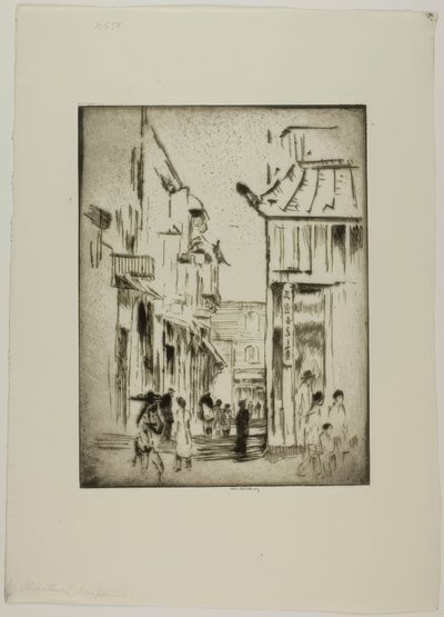 San Francisco - Chinatown da Bror Julius Olsson Nordfeldt