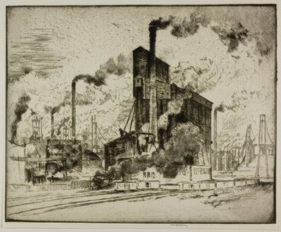 Il grande ascensore da Bror Julius Olsson Nordfeldt