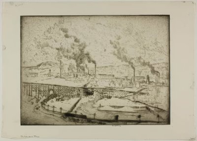 Il tram elettrico da Bror Julius Olsson Nordfeldt