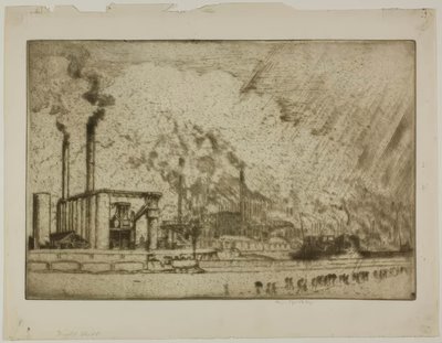 Die Nachtschicht, 92. Straße von Bror Julius Olsson Nordfeldt