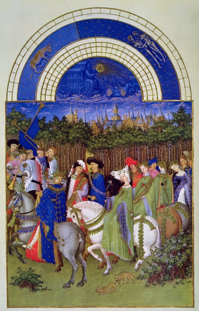 Facsimile di Maggio: Figure cortesi a cavallo, da 