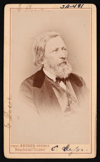 Ritratto di Pierre Jean Edouard Desor da Bruder Freres
