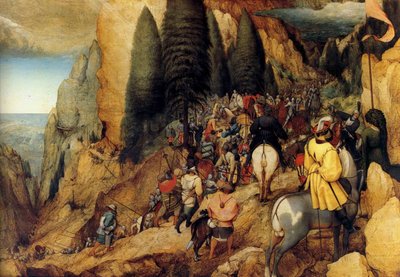 La conversione di San Paolo da Bruegel