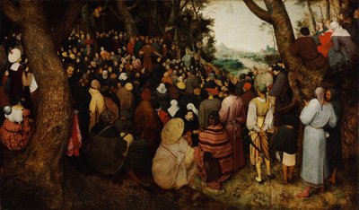 Il sermone di San Giovanni Battista da Bruegel