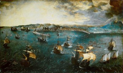 Veduta della Baia di Napoli da Bruegel