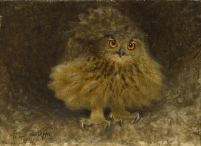 Un gufo reale, 1905 da Bruno Andreas Liljefors