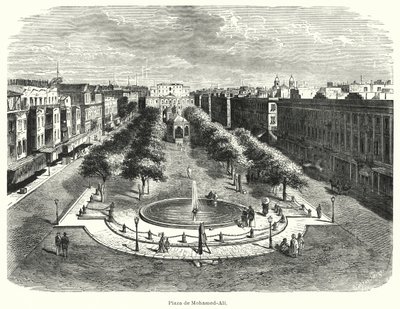 Piazza Mohammed Ali, Alessandria, Egitto da Bruno Heinrich Strassberger