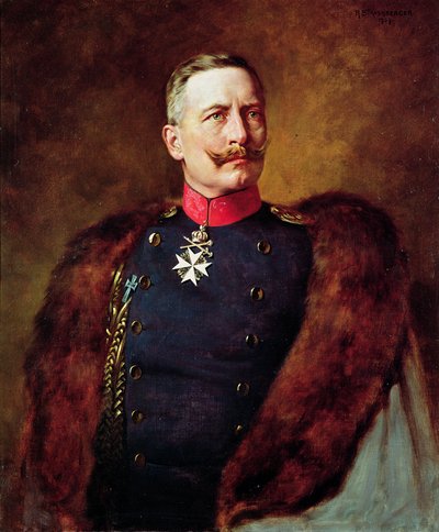Ritratto di Kaiser Wilhelm II (1859-1941) da Bruno Heinrich Strassberger