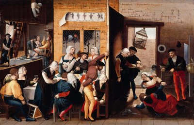 Scena di bordello, 1537 da Brunswick Monogrammist
