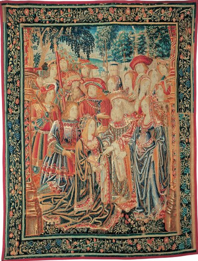 La storia di Troia. Il perdono di Elena da Brussels Manufactory