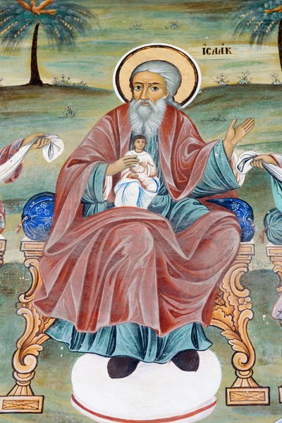 Bulgaria, Monastero di Rila, affresco nella chiesa della Natività della Vergine da Bulgarian School