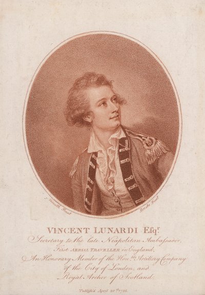 Vincenzo Lunardi, pioniere italiano del volo in mongolfiera da Burke Nesmith