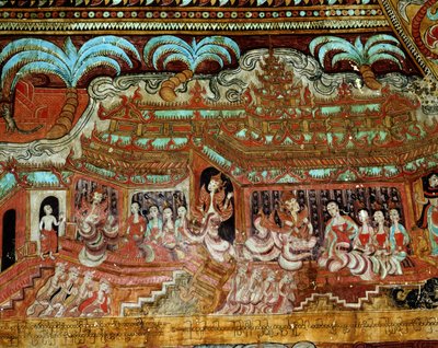 Scena di corte da Burmese School