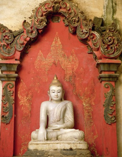Buddha seduto in meditazione da Burmese School