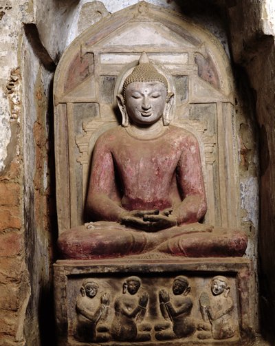 Buddha seduto in meditazione da Burmese School