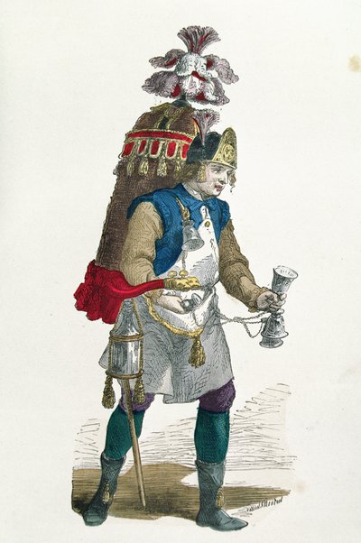 Venditore di cocco nel 1774 da Burn Smeeton