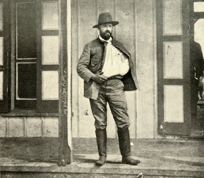 Creelman, subito dopo essere smontato da cavallo..., Guerra ispano-americana, 4 luglio 1898, 1899 da Burr McIntosh