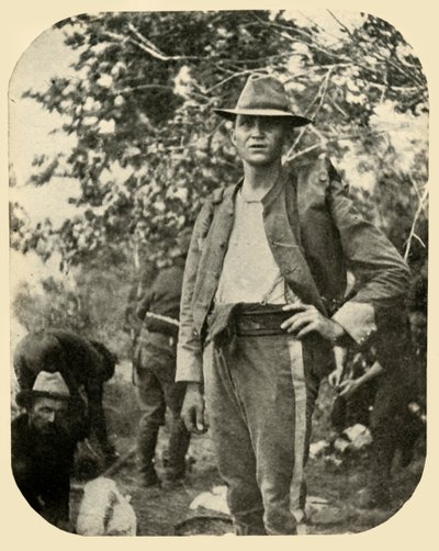 Tenente Day, K Troop Rough Riders...Guerra ispano-americana, giugno 1898, 1899 da Burr McIntosh